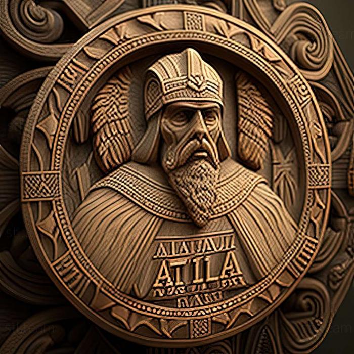 3D модель Total War Attila   Slavic Nations Culture Pack game (STL)